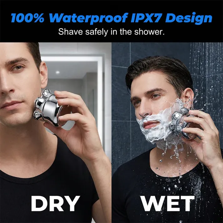 Waterproof Wet & Dry Rotary Shaver