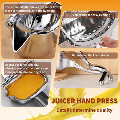 🔥🍊🍏🍋Heavy Duty Manual Fruit Press Juicer🍹