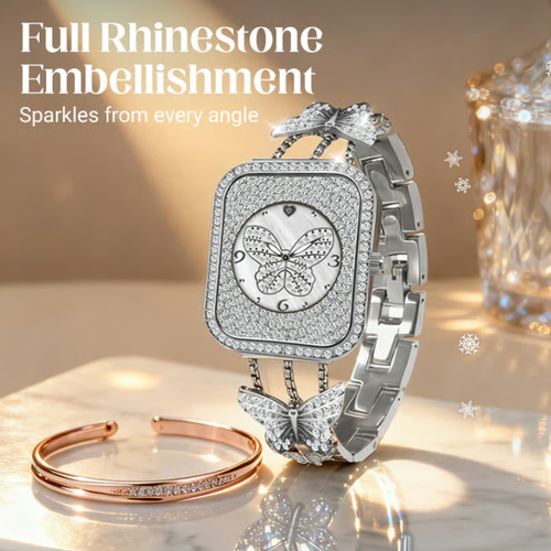 ⏳Time-limited Special⏰Women Elegant Butterfly Jewelry Chain Watch🎀💎⌚