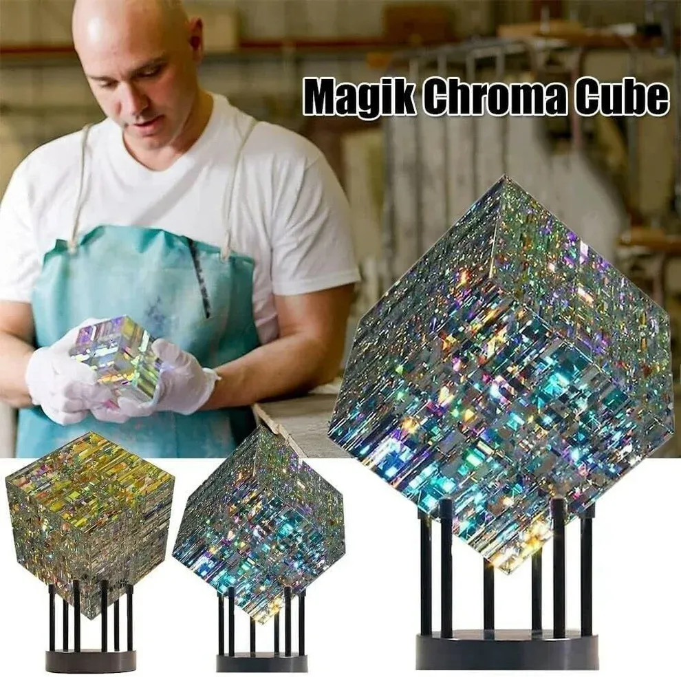 🎁Magik Chroma Handmade Crystal Cube