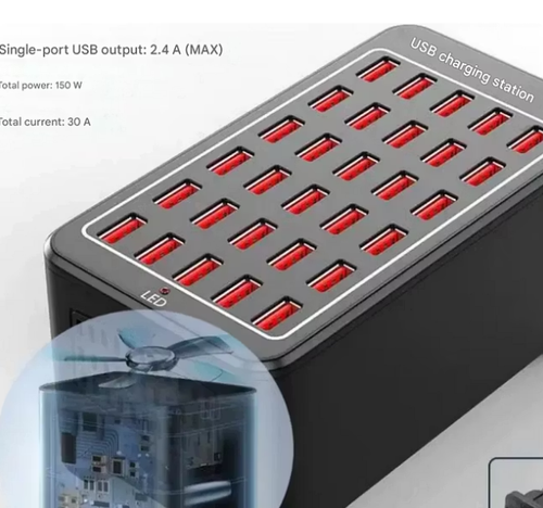 30-Port USB Charger