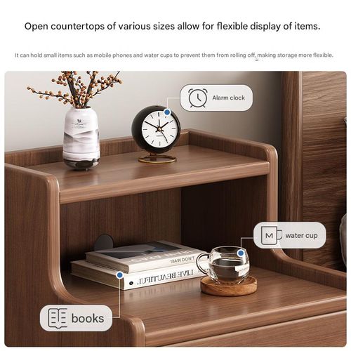 New Chinese-Style Bedside Table — Modern Minimalist Style
