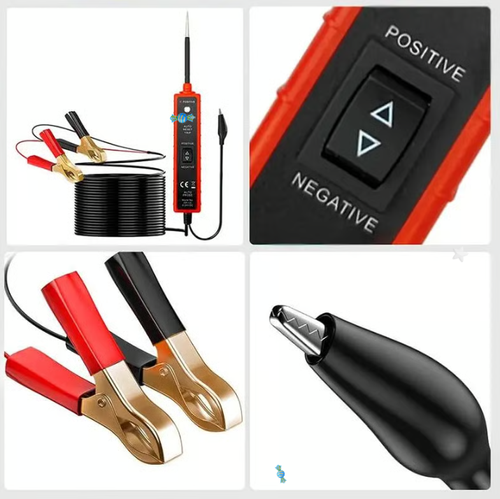 🎁Car Electric Circuit Tester, 6-24V DC Automotive Multifunctional Drive Test Pen, Car Short Circuit Open Circuit Leakage Detection Tool