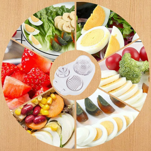Multifunctional 3-in-1 Egg Slicer