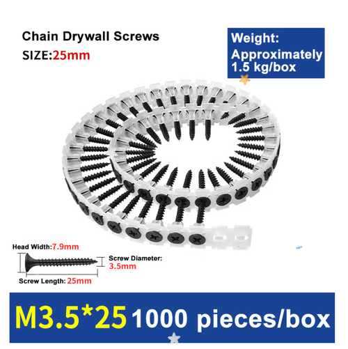 Plastic Chain Belt Drywall Screws