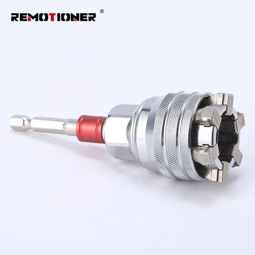 Adjustable internal hex socket ratchet wrench