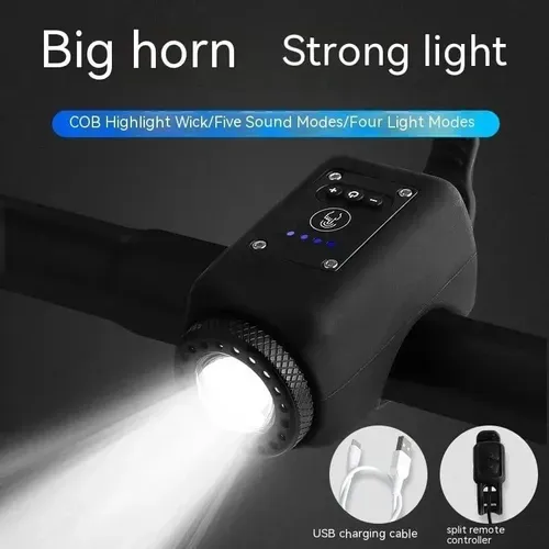 2-in-1 Bike Light and Horn