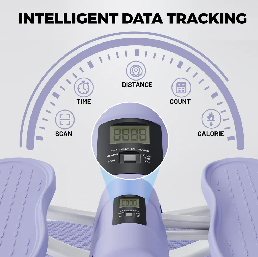 Multifunctional Hydraulic-Air Left-Right Swing Home Fitness Machine