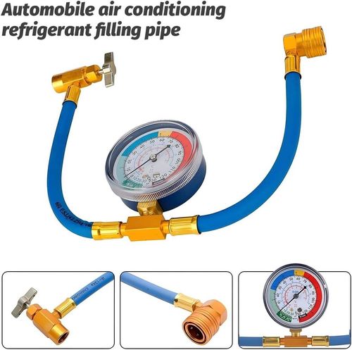 R134A Car AC Refrigerant Charge Hose Kit