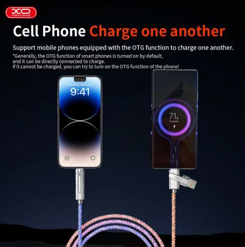 🎁Four-in-One 100W Colorful lights Data Cable