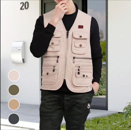🔥New Hot Selling❤️‍🔥 Men's Outdoor Fishing Vest with Pockets