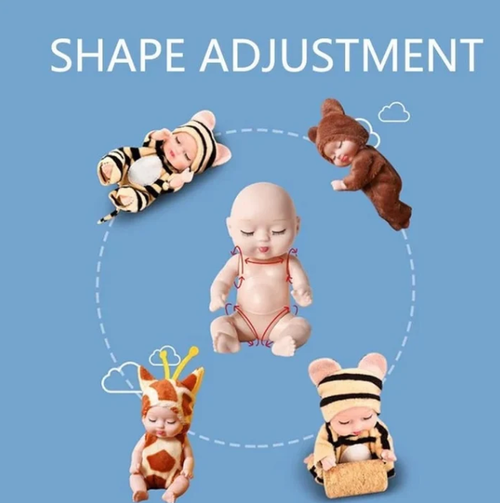 🧸Mini Reborn Baby Dolls Lifelike Realistic Baby Dolls👼🎁（Pack of 6）