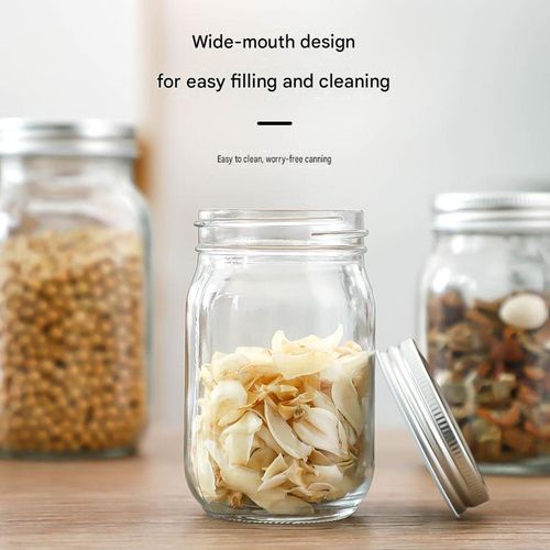 500ml glass airtight jars (10 jars per box)