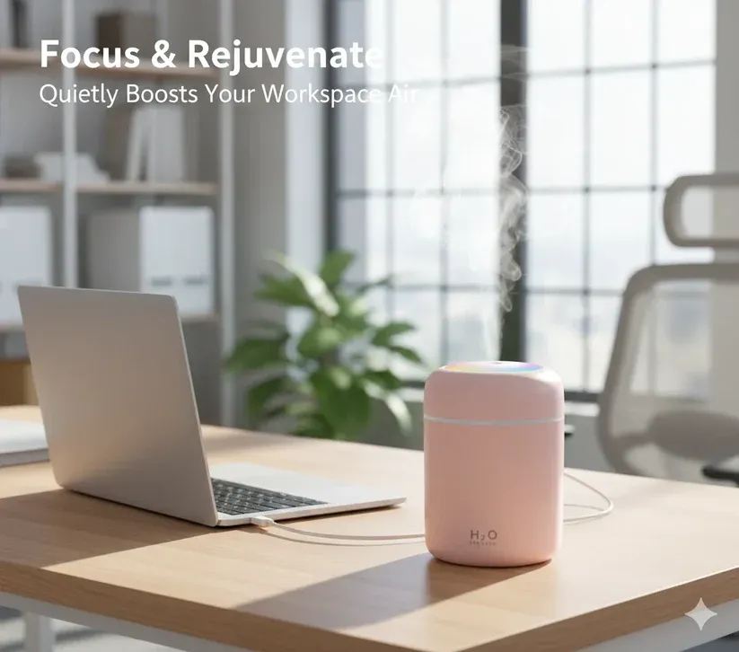 Smart Humidifier | Mist + Ambient Light | Daily Freshness