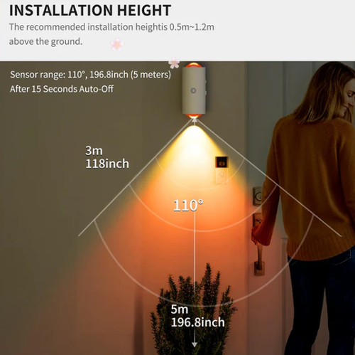 🔥New Hot Selling❤️‍🔥 Auto-Sensing Color Changing Night Light