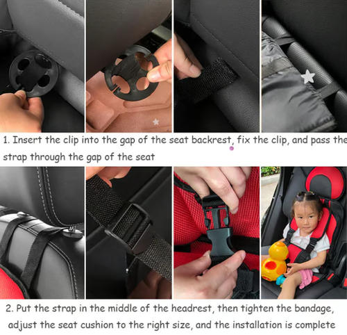 Auto Child Safety Seat Simple Car Portable Seat Belt