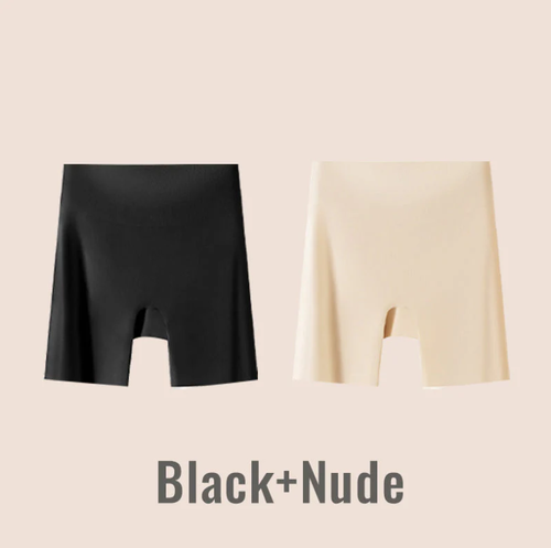 2pcs🏆 High-waisted women's silk satin underwear with tummy control and hip-lifting effect 👑🌿