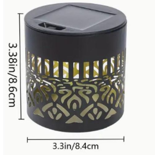 Stainless Steel LED Outdoor Garden Solar Wall Lamp Sunflower Design with Led Light for Landscape Lighting（2PCS）