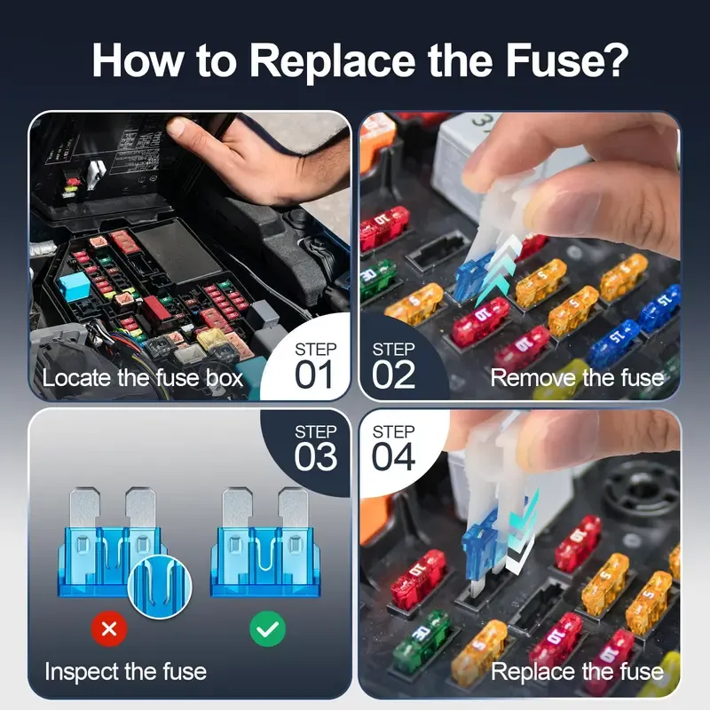 Boxed aluminum small and medium-sized fuse packs（300PCS）