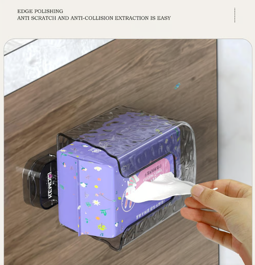 2pcs🔥Multifunctional anti-glue glacier pattern tissue box