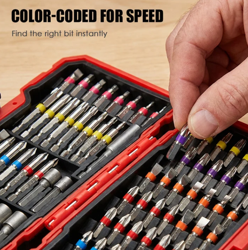 🔧83-Piece S2 Driver Bit Set – One Organised Kit for Everyday DIY
