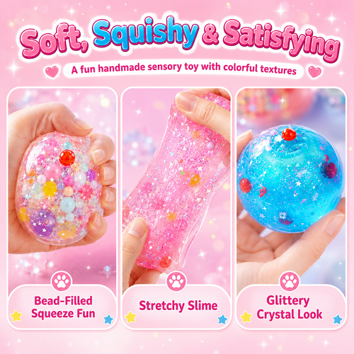 DIY  Fried Ice  Squeeze Toy