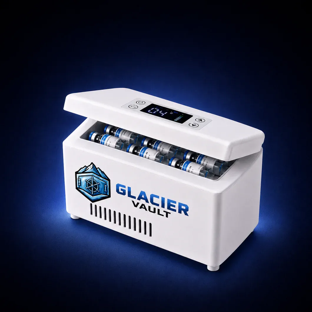 Portable insulin cooler box refrigerator