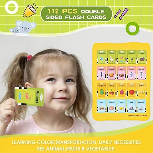 Children's Educational Voice Card Machine with Flash Memory Cards（255 cards, 510 words）