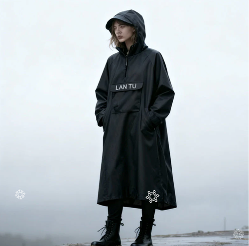 🎁Waterproof Long Raincoat with Hood for Scooter