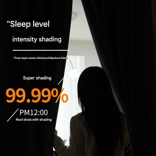 Velcro Full Blackout Curtains (No-Drill Installation)