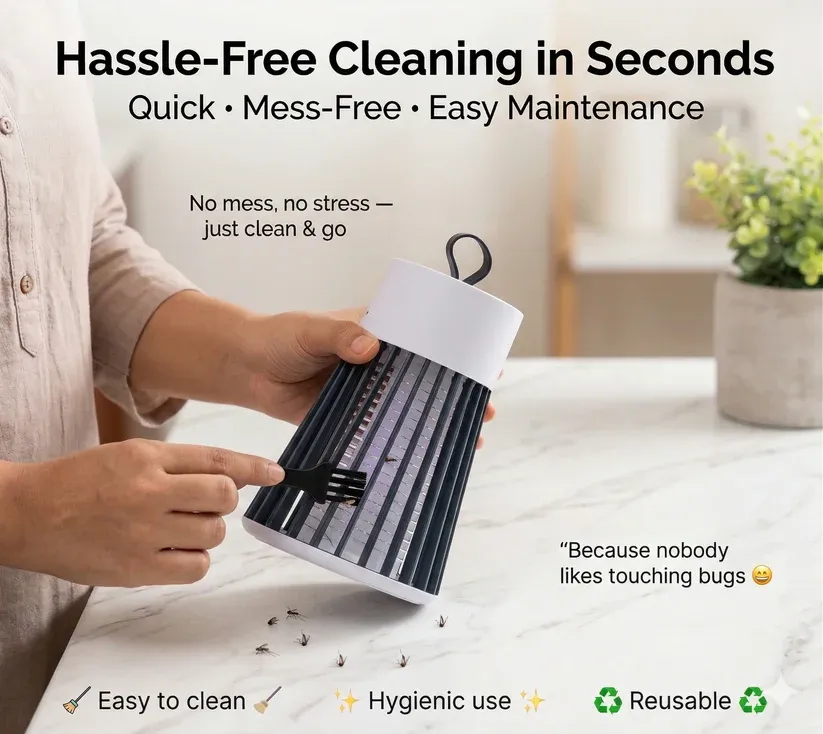MosquitoLamp – Electric Mosquito Killer | UV Suction Trap | Safe Indoor Protection