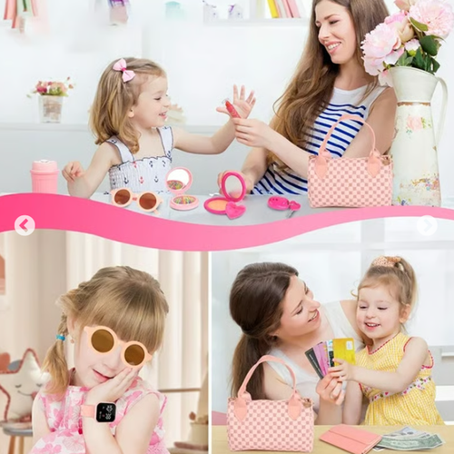 Children's play house handbag toy