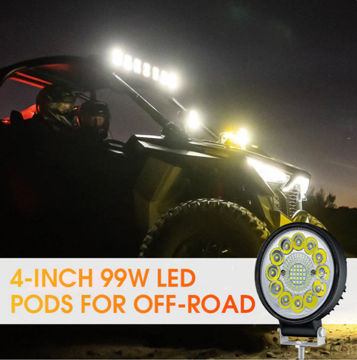 🔥4-inch 99W LED Pod for Off-Road