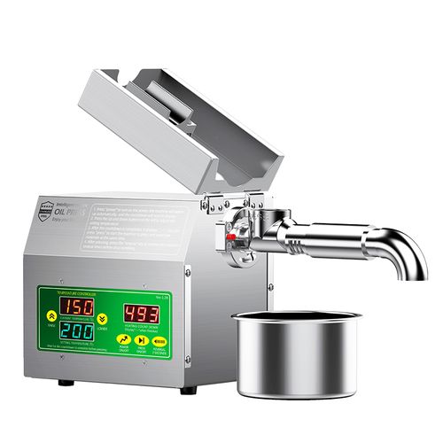 Cold-Pressed Fully Automatic Oil Press  Freshly Squeezed Edible Oil