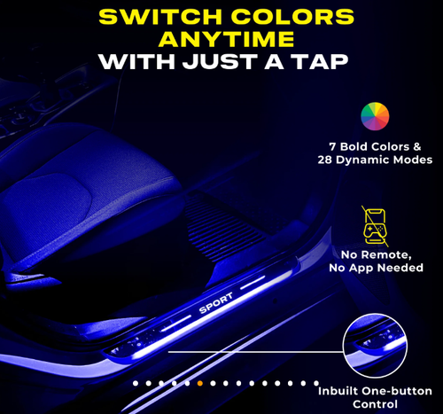 LED Car Door Sill Ambient Lights