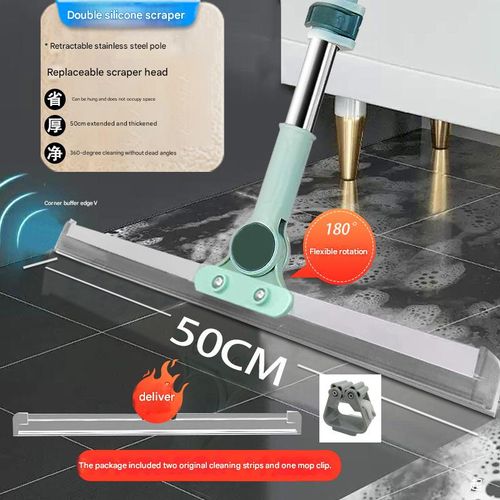 Adjustable Silicon Blade | 180° Rotating Head