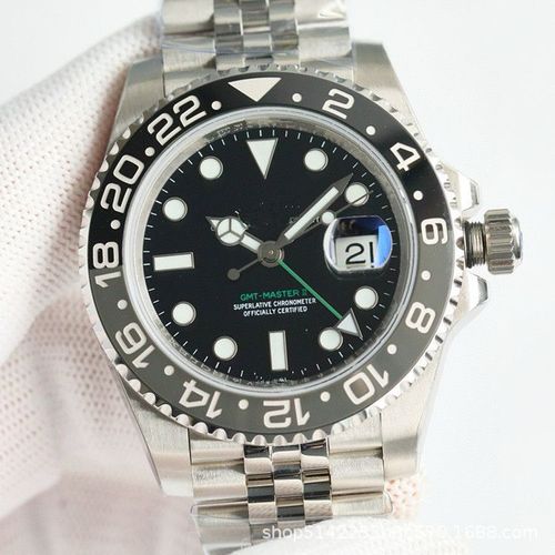 Relógio mecânico automático luminoso de alta qualidade à prova d'água mens relógio de aço fino Fabricação da mesma versão