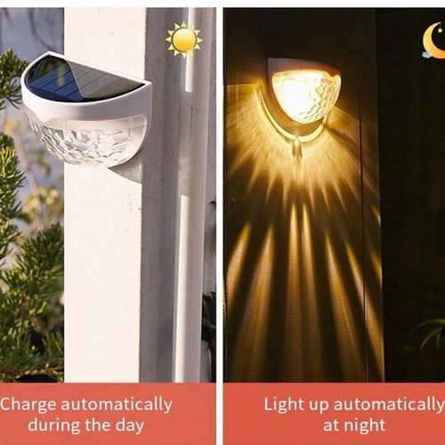Waterproof Bright Garden Lamps Fence Landscape Solar Outdoor