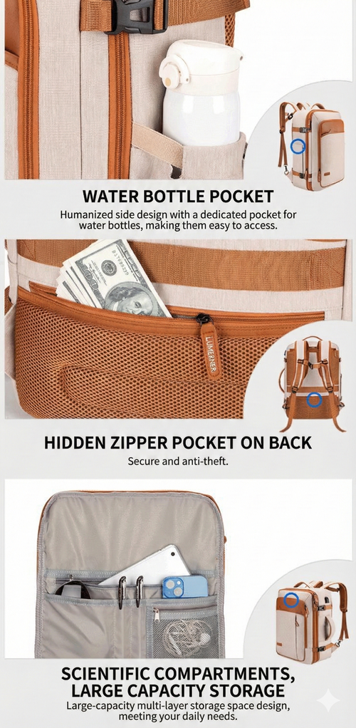 Bestselling Multi-Functional Travel & School Backpack