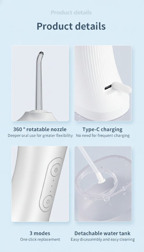 AquaBurst Travel Flosser Slim