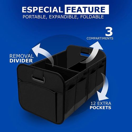 Oxford Fabric Foldable Car Trunk Organizer