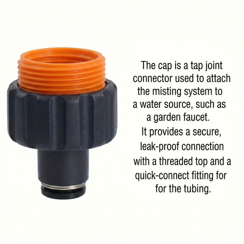 Outdoor Quick-Connect Mist Sprinkler for Cooling, Dust Suppression & Irrigation