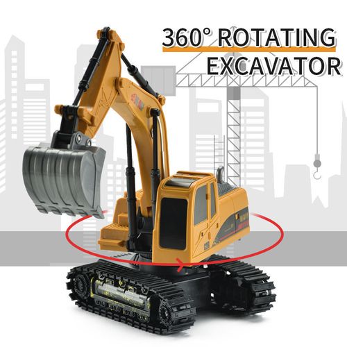 Children's Remote Control Construction Vehicle Toy Set