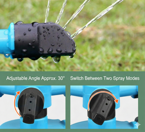 360° Rotating Automatic Sprinkler for Agricultural Garden, Lawn & Landscape Watering