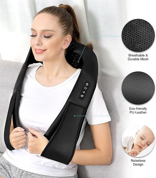 Full Intelligent Electric Kneading Massage Neck and Shoulder Massager