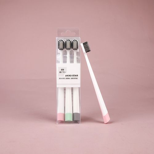 Bamboo Charcoal Wide-Head Soft-Bristle Toothbrush