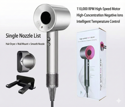 High-Speed Salon-Grade Negative Ion Hair Dryer