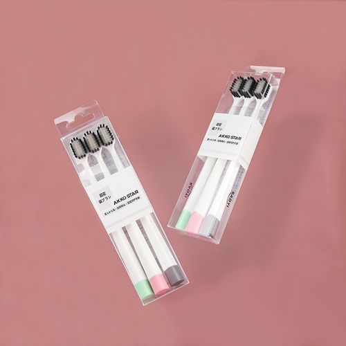 Bamboo Charcoal Wide-Head Soft-Bristle Toothbrush