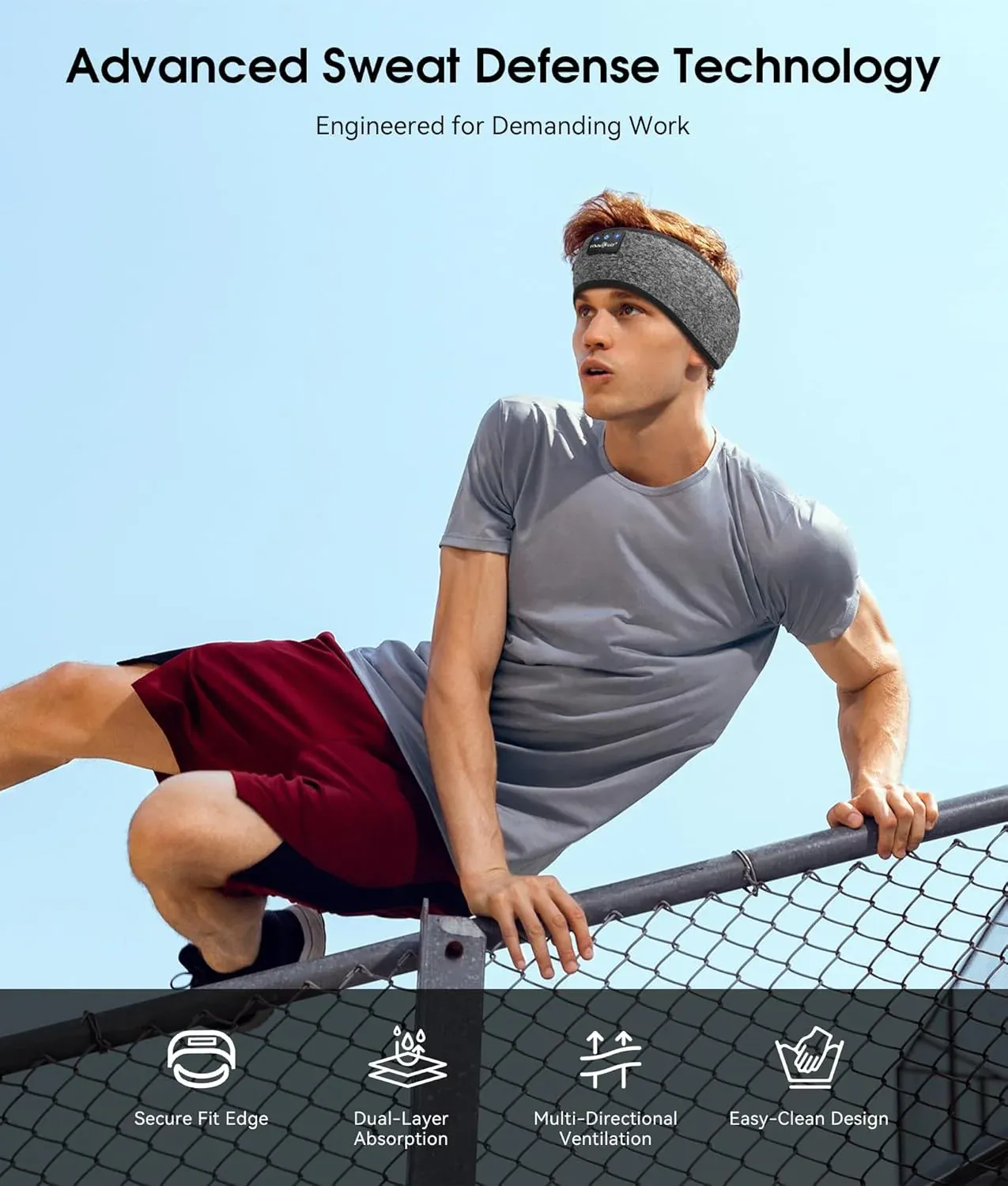 Wireless Audio Headband for Sleep & Sports