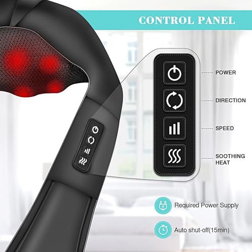 Full Intelligent Electric Kneading Massage Neck and Shoulder Massager